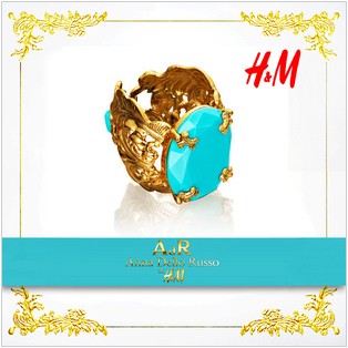 Браслет Anna Dello Russo for H&M  "turquoise"