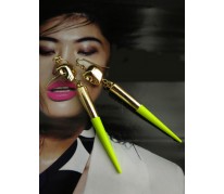 Серьги Metal Spikes for ASOS yellow