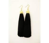 Серьги-кисти "Brush Black"