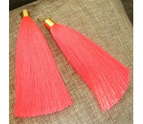 Серьги-кисти "Brush Neon Pink"