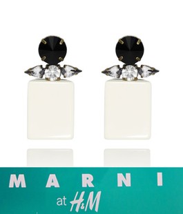 Серьги MARNI at H&M Capsule Collection