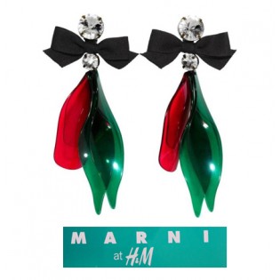 Серьги MARNI at H&M Capsule Collection