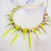 Колье Metal Spikes for ASOS yellow