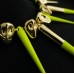 Колье Metal Spikes for ASOS yellow