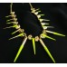 Колье Metal Spikes for ASOS yellow