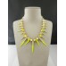 Колье Metal Spikes for ASOS yellow