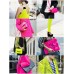 Колье Metal Spikes for ASOS pink