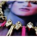 Колье Metal Spikes for ASOS pink