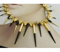 Колье Metal Spikes for ASOS black