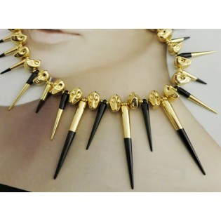 Колье Metal Spikes for ASOS black