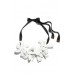 Колье MARNI at H&M Capsule Collection black flowers 