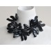 Колье MARNI at H&M Capsule Collection black flowers 