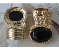 Кольцо Fossil black