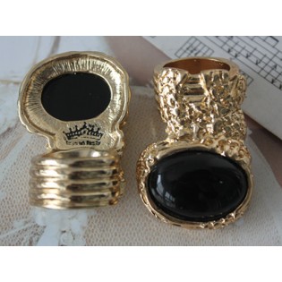 Кольцо Fossil black
