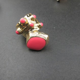 Кольцо Coral YSL pink