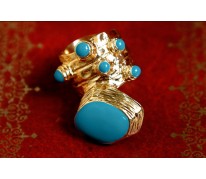 Кольцо Coral YSL blu