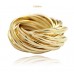 Кольцо String Round golden